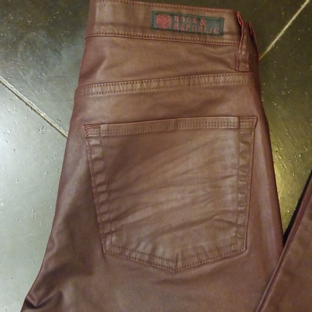 Rock & Republic Oxblood Jeans